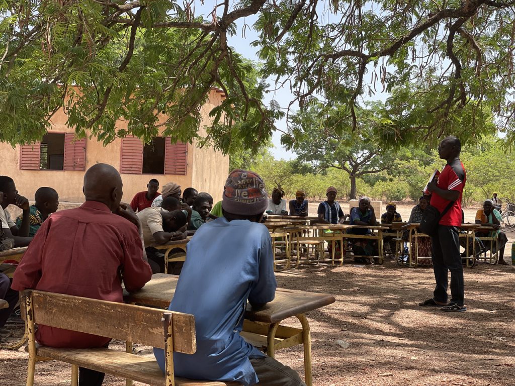 Just like our schools, our Enroll Program transforms communities, like this one, in Burkina Faso.