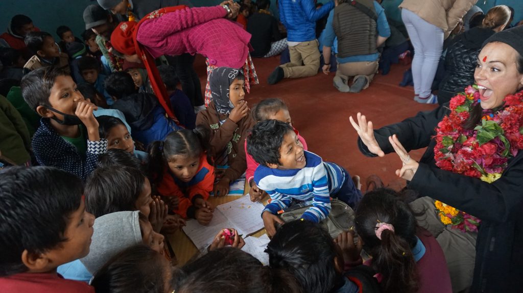 Erin Cahill has gone on multiple buildOn Treks.