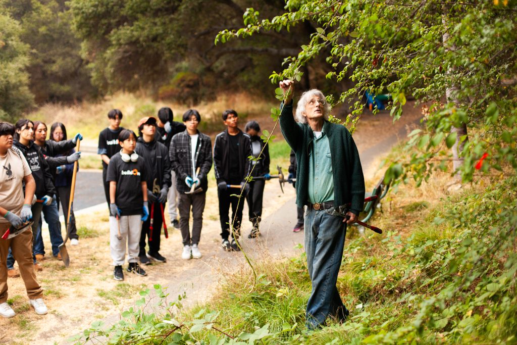 By volunteering with Friends of Sausal Creek, buildOn students not only improve their environment, but also learn about how the ecosystem functions.