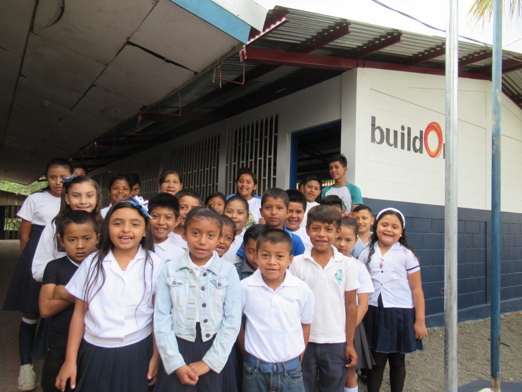 The first school Jota built is still a fixture in the community in Rancho Grande.