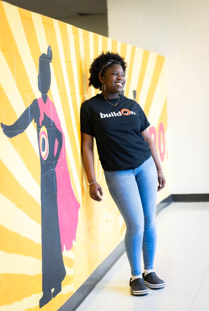 Bianca at C.A.S.H. High School in Boston, MA.