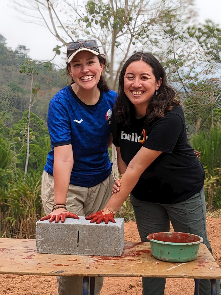 buildOn Trek Specialist Andrea Bedoya (pictured left) on Trek.