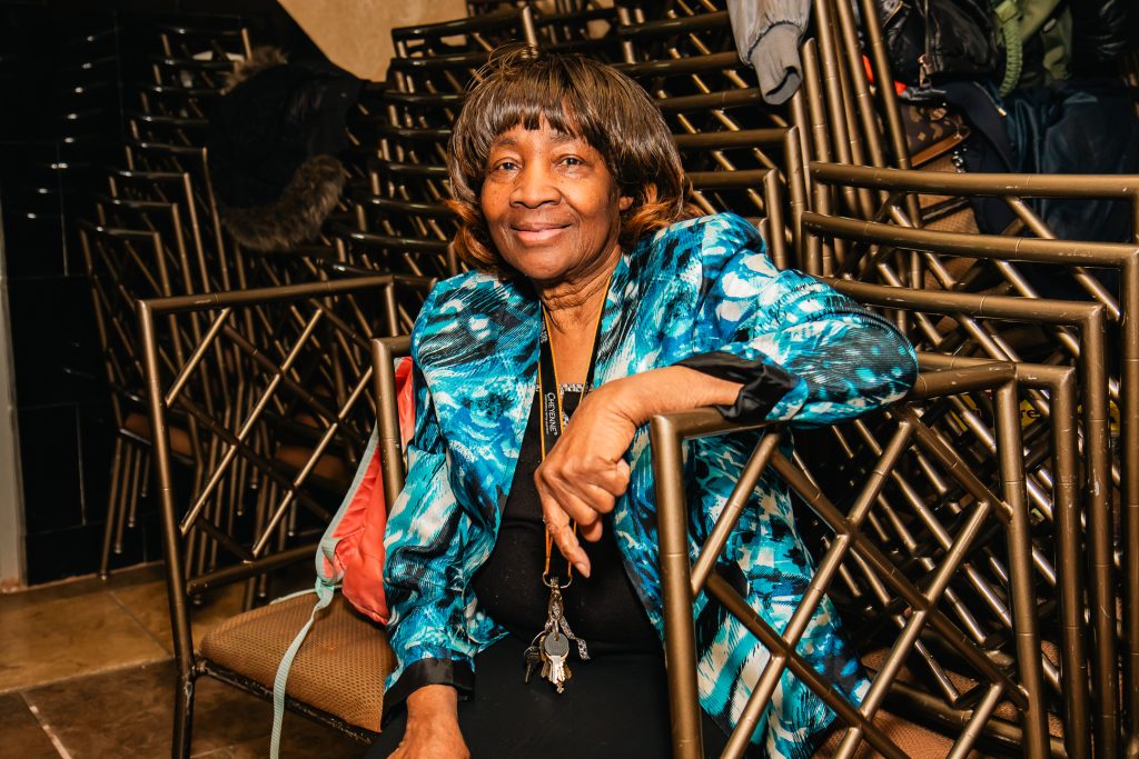 Pastor Brown at Holy Tabernacle has been serving her community for decades.