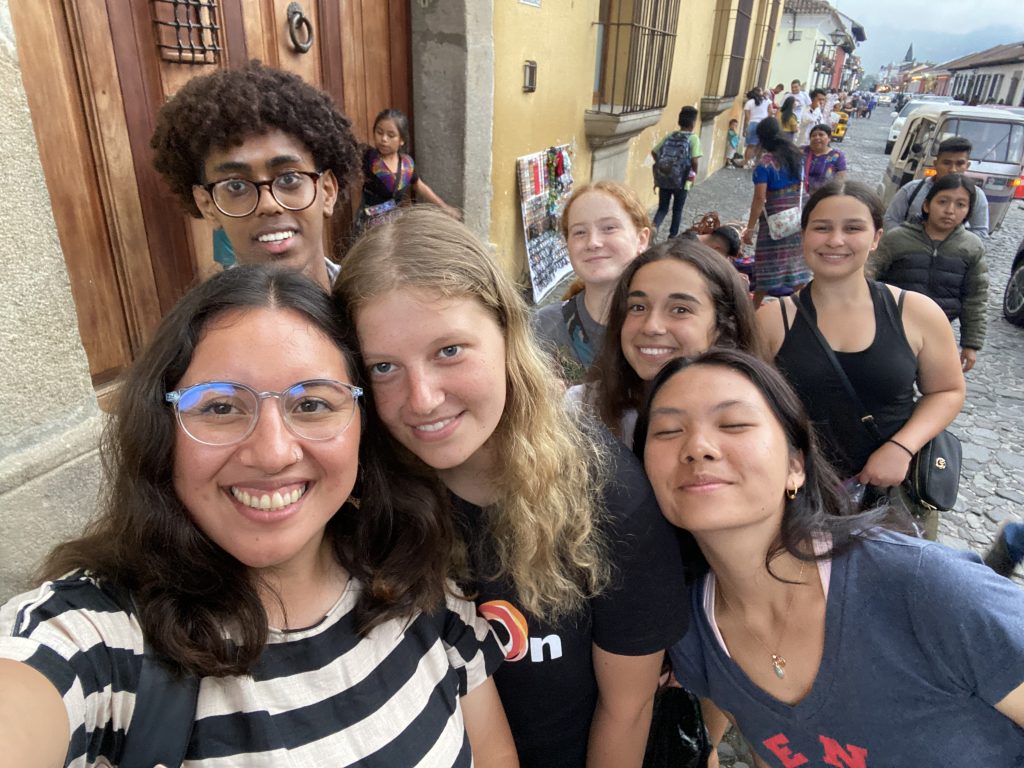 Kathy (left) did a great job guiding us through Guatemala!