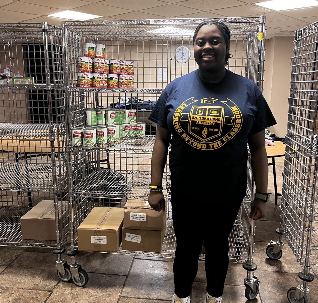 Jayselin frequently serves alongside her peers at Holy Tabernacle Church.