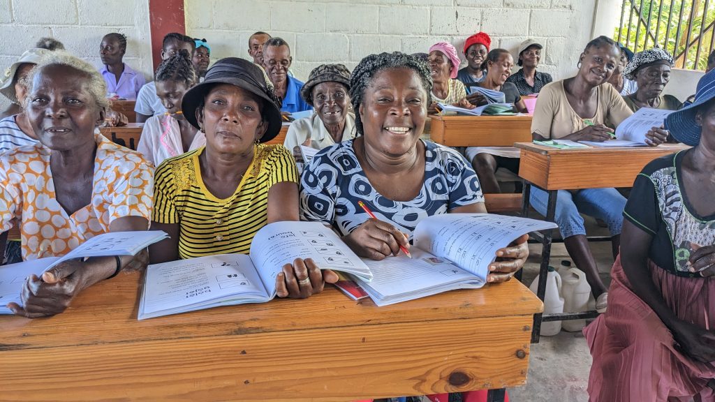 The women of Cammy, Haiti, have had their lives changed by learning.