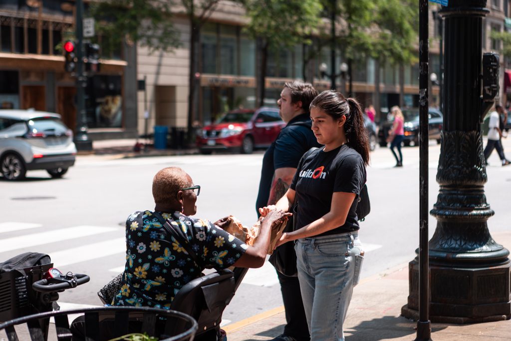 Many students and staff were surprised by how many people they encountered who were in need.