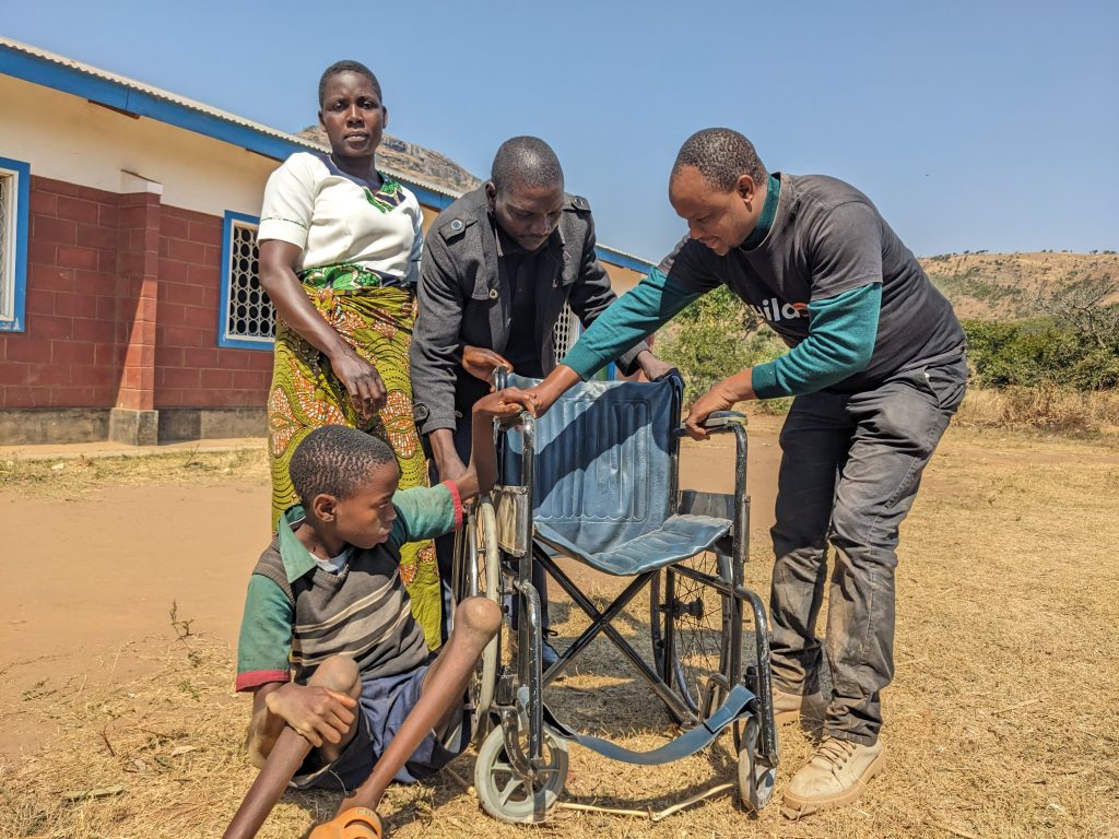 Pemphero’s disability forced him to crawl to get around.