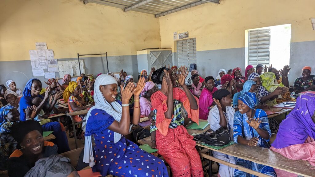 buildOn Adult Literacy Program participants in class. It is never too late to experience the joy of learning!