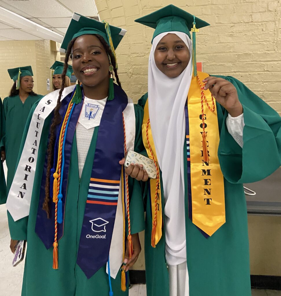 Uzoamaka was the salutatorian of her class at CASH High School in Boston 