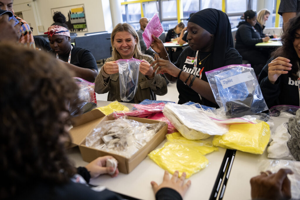 buildOn student Fatima felt like the service days flew by because of how much fun she had connecting with NBCU staff.