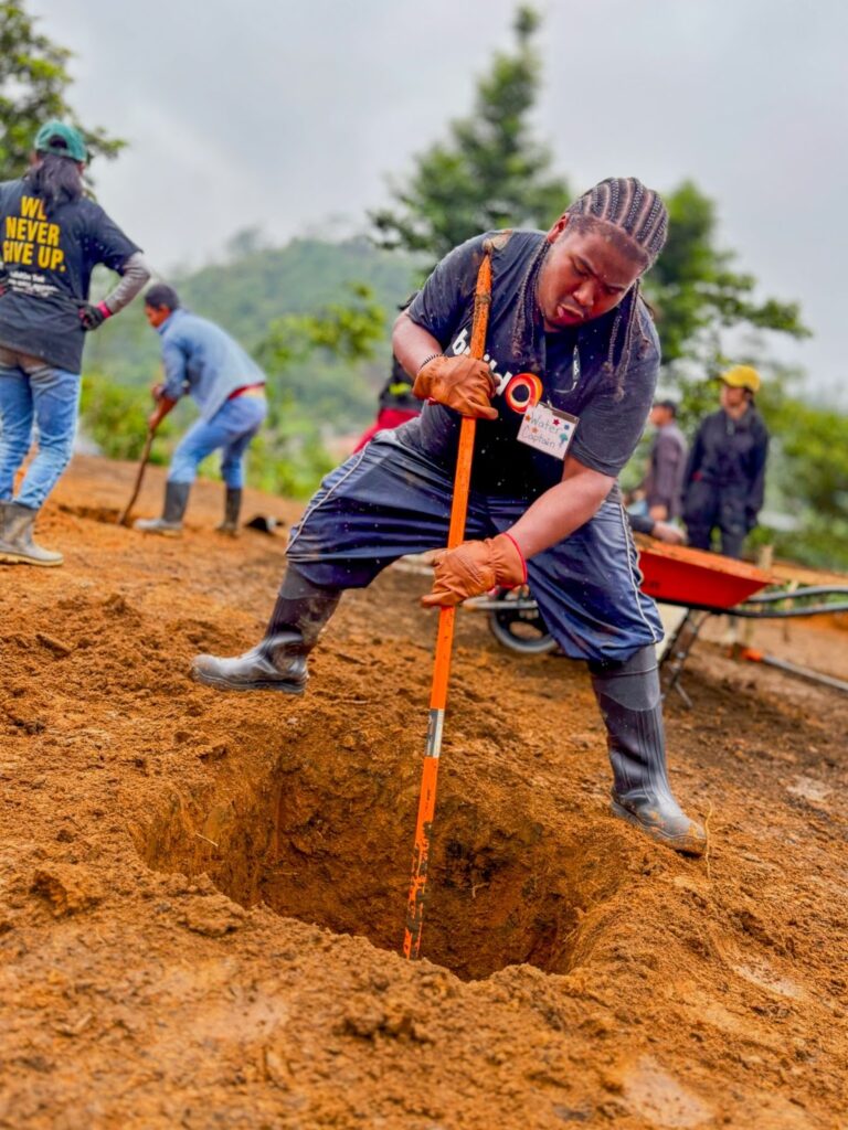 buildOn students have the opportunity to build a school in a low-income country on Trek.