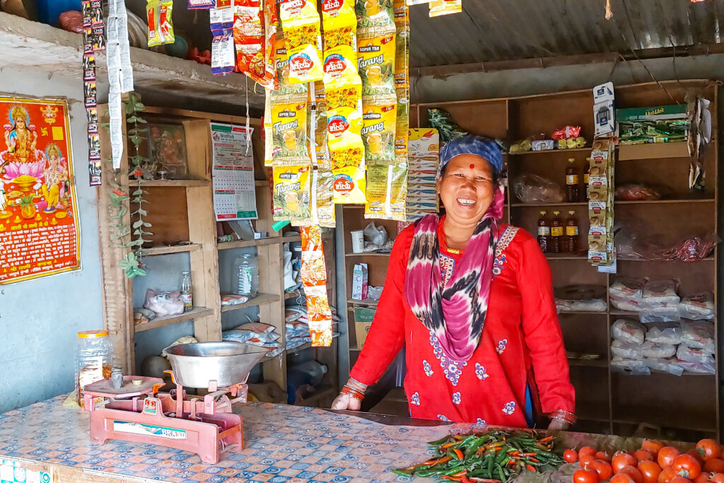 Adult Literacy Program participants receive seed capital to start or grow their own businesses.