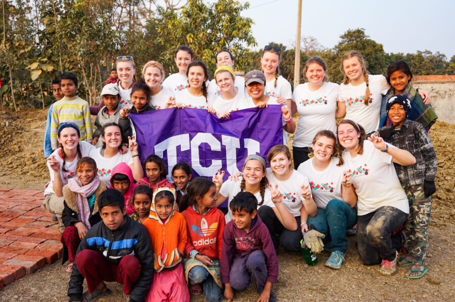For the sorority women, like these volunteers from TCU in Guaripara, Nepal, a Trek is often a life-changing experience.