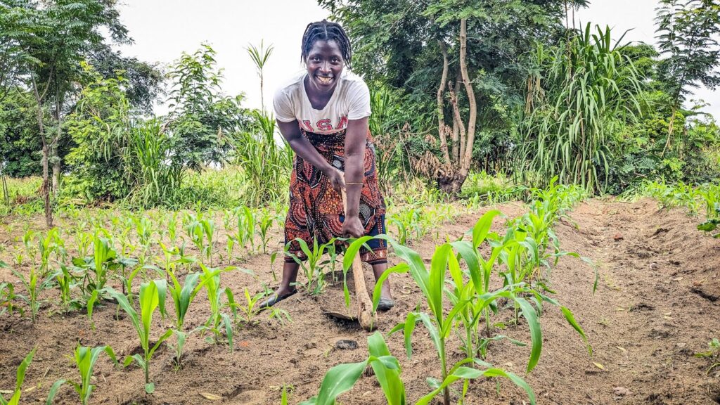 The Adult Literacy Program participants were able to work together to produce organic fertilizer, which improved their crop yields.