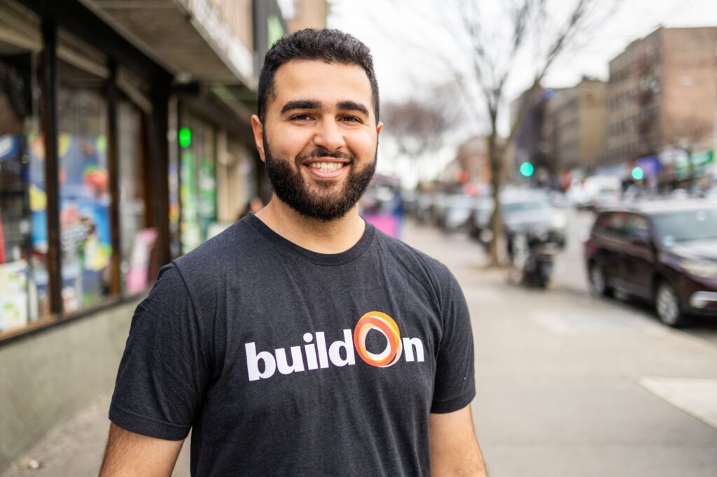 After escaping the Syrian Civil War, Mohamad ended up serving with buildOn in the Bronx.