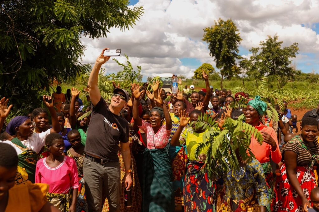 Jim was so inspired by the welcome the buildOn team received in Malawi that he had to take a rare selfie.