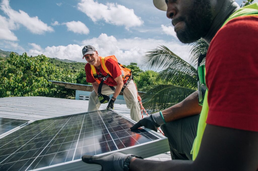 In the past, we’ve partnered with Solar City to provide solar panels to our new schools—providing communities with a safe, renewable source of light.