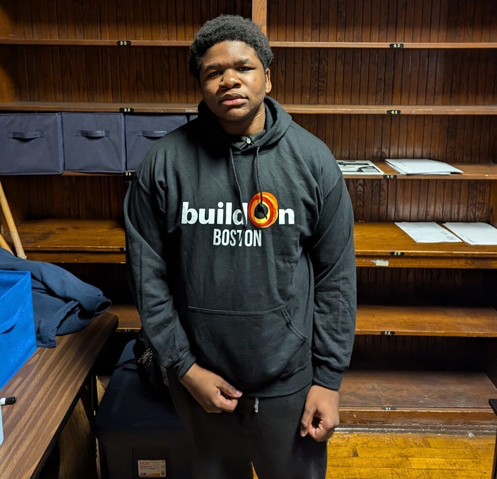 "When we help clean up or show up for others, it shows people that we care,” Javonni Turner says when asked about the importance of service.