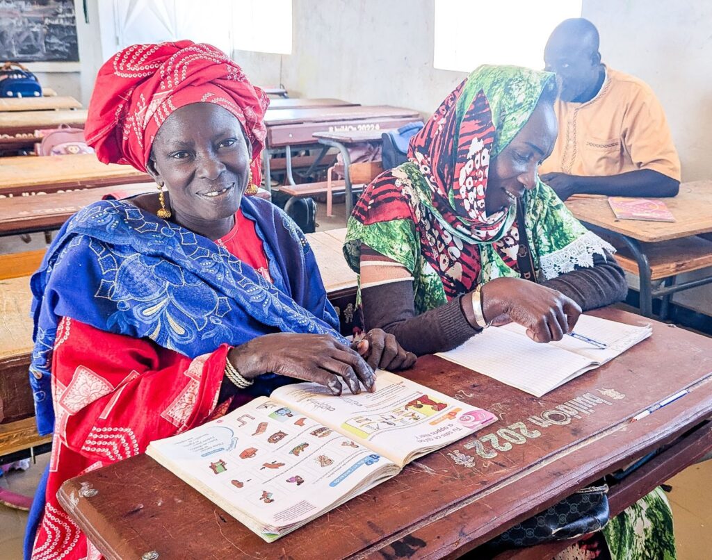 Awa plunged headfirst into learning to read and write through buildOn’s Adult Literacy Program.