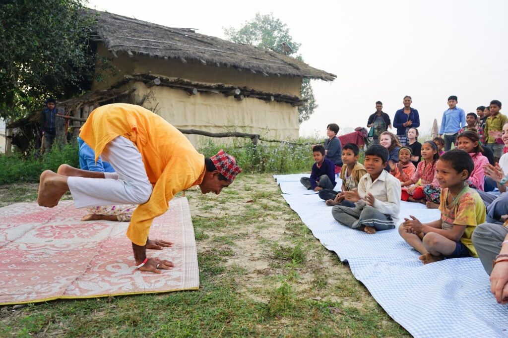 Our staff understand the local cultures–like yoga in Nepal–of the communities they serve in because they come from similar backgrounds.
