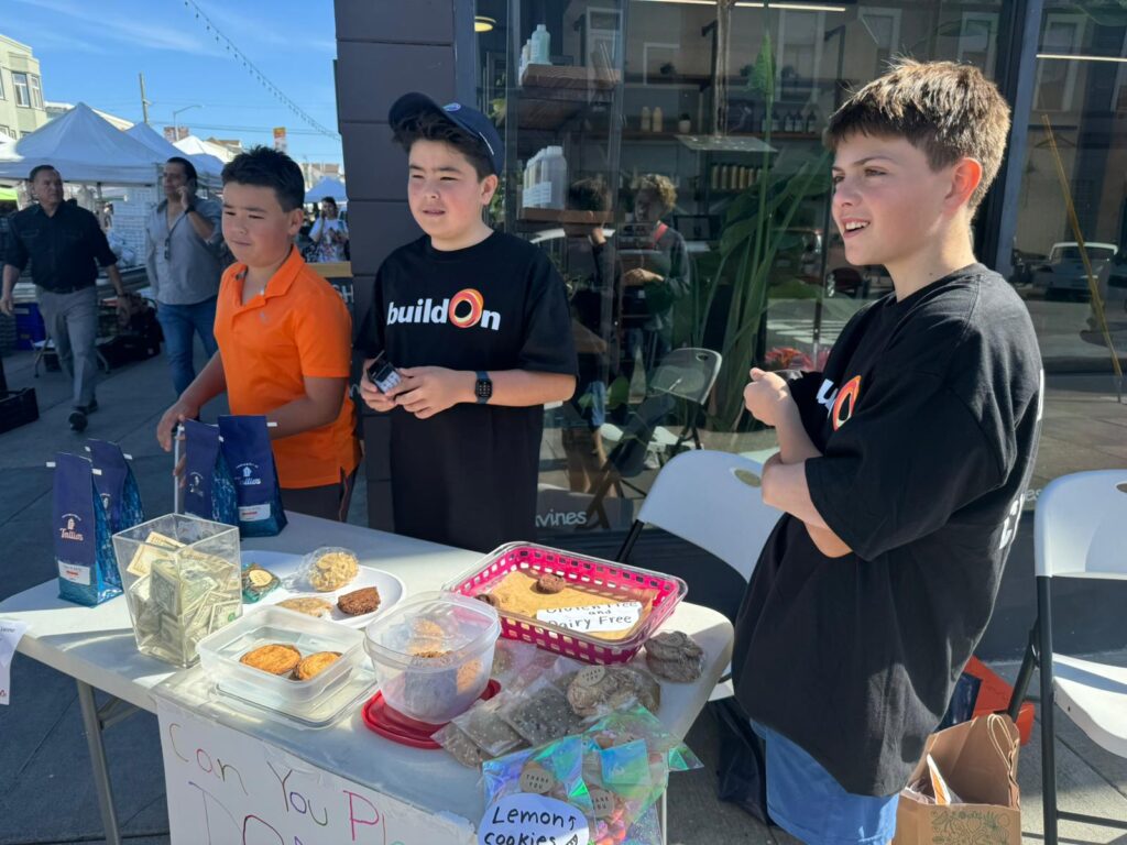 The Helping Hawks team raised money for their Trek at bake sales around San Francisco.