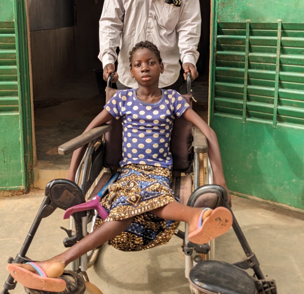 Emilienne refuses to let her disability get in the way of her dreams of becoming a teacher.