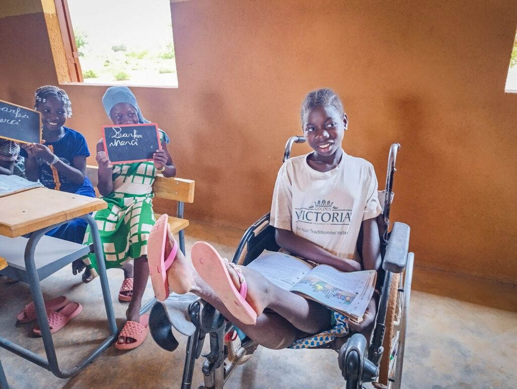 Today, Emilienne has a brand new school to help her pursue her dream of becoming a teacher.