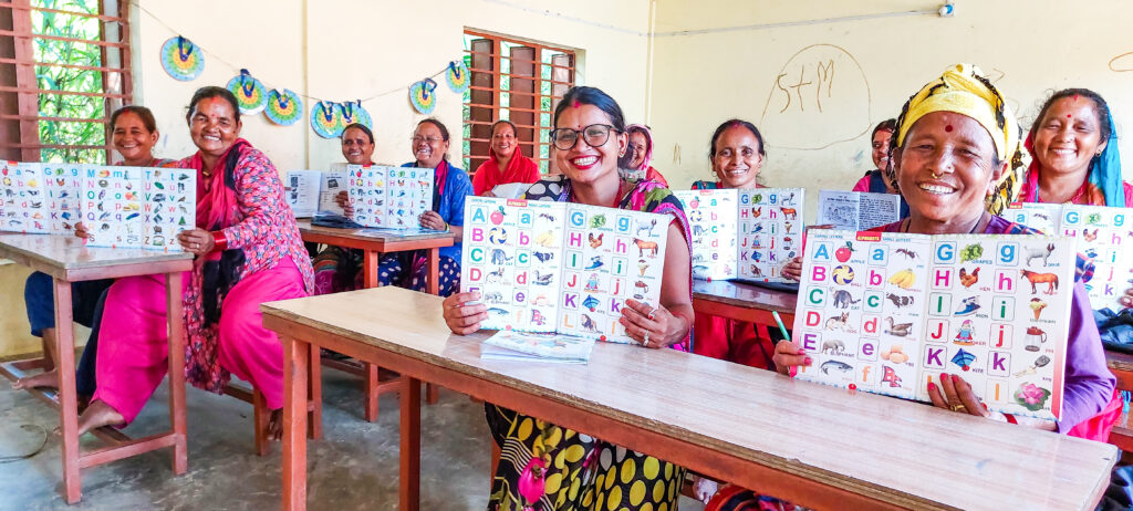 We run Adult Literacy classes in our schools so that parents and grandparents can learn in the same classrooms that their children do. 