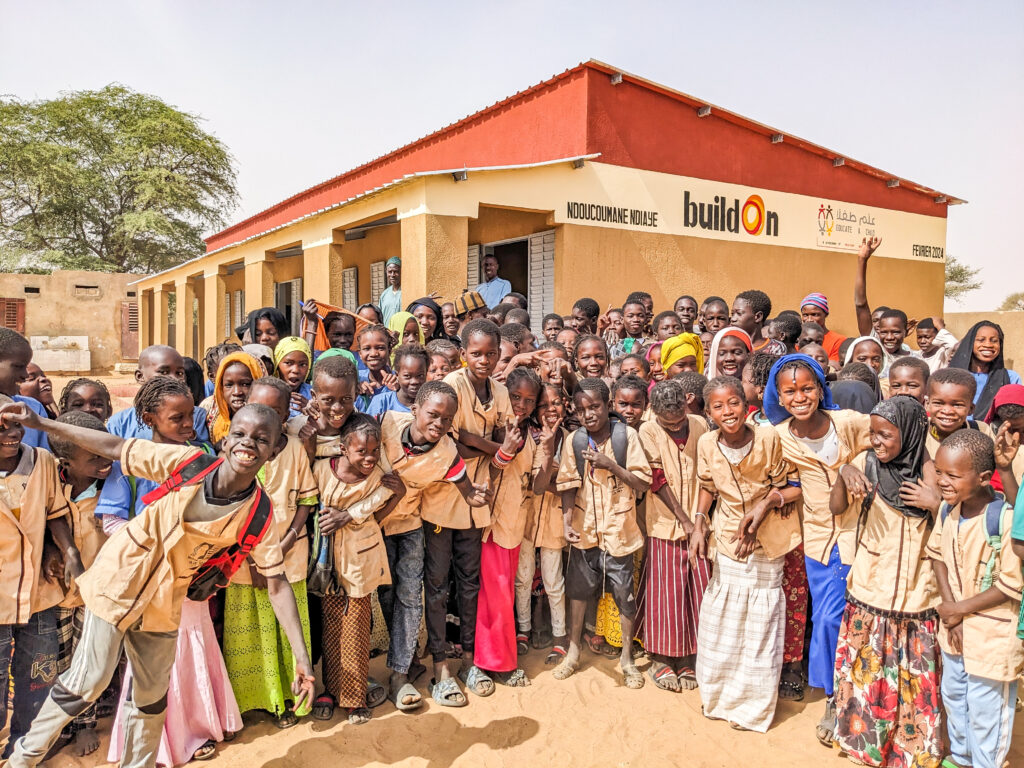The school you build will leave a lasting impact on the community, like this one in Senegal.