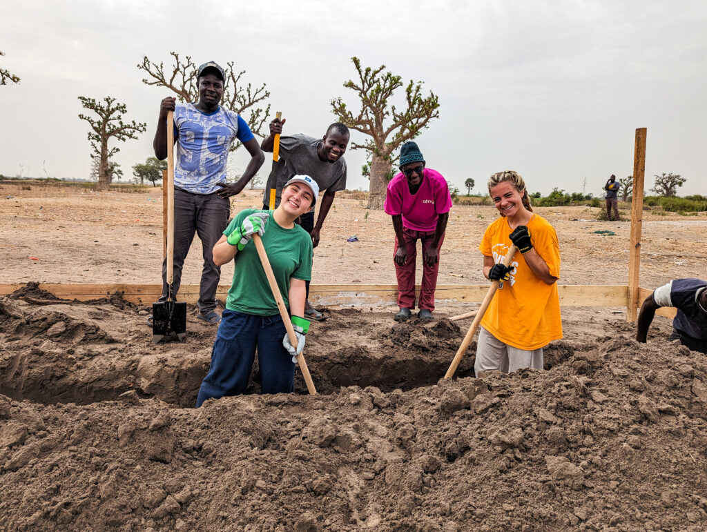College students on the worksite in Senegal. Trek is a journey you won’t soon forget!