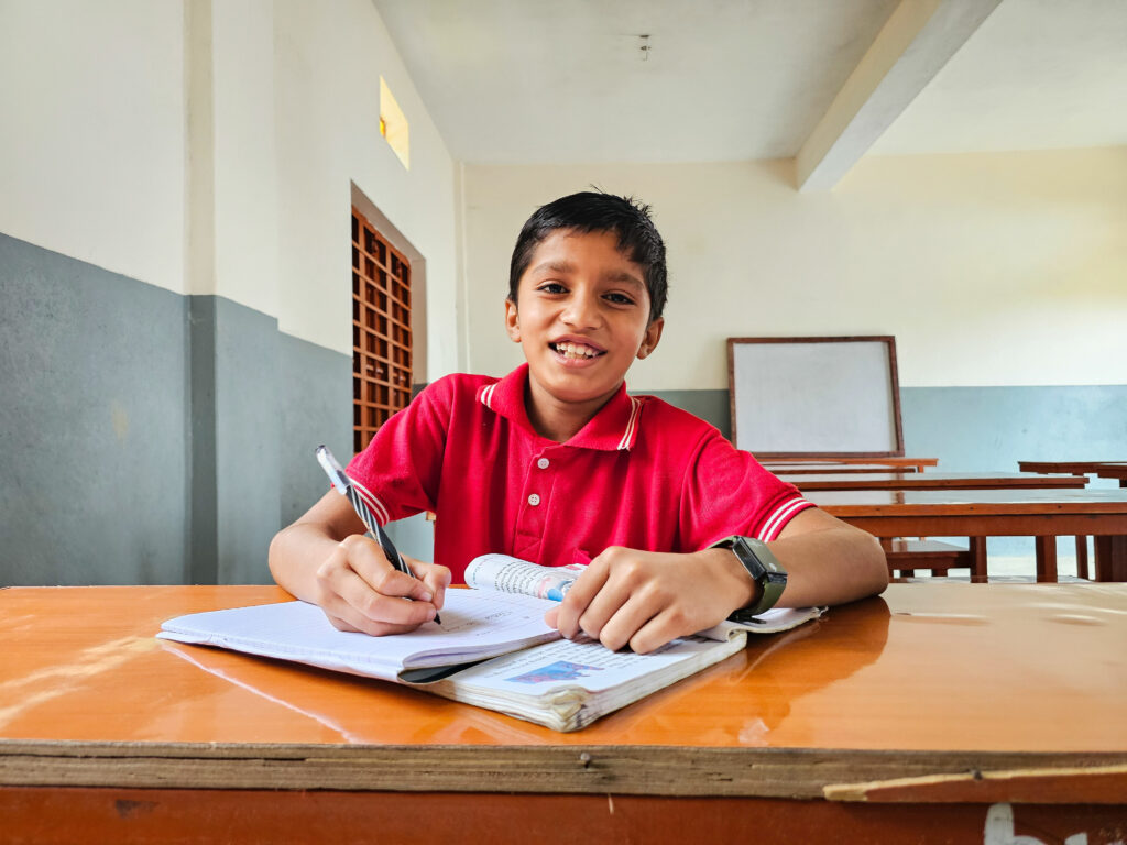 Pushpa dreamed of becoming an engineer, but the closest school he could attend was 1.5 miles away from his home village.