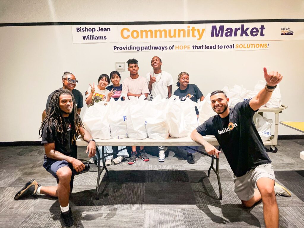 Engagement Specialist Cedric Perkins, Jr. (left) finds hope in his students during this difficult time.