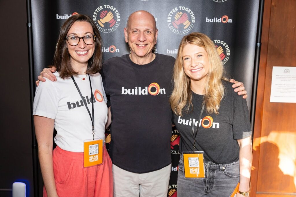 After moving to California, Morgan reconnected with buildOn and helped volunteer in Oakland.
