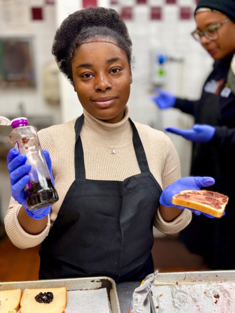 Despite her own family’s struggles due to recent SNAP cuts, Tylee Frazier still came out to service to help her neighbors.