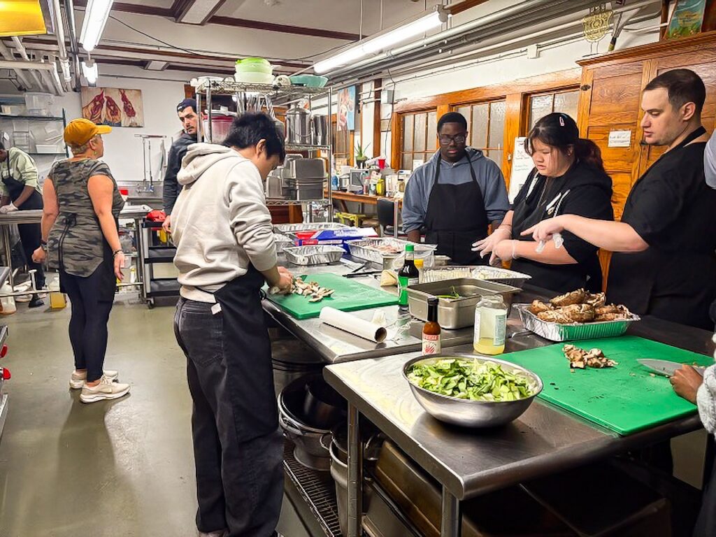 The Allston/Brighton Food Pantry has seen record need, and buildOn students have been right there to meet the demand.