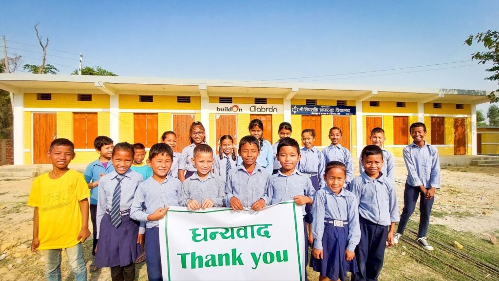 buildOn partnered with Prem Nagar to construct a brand new, state of the art school building.