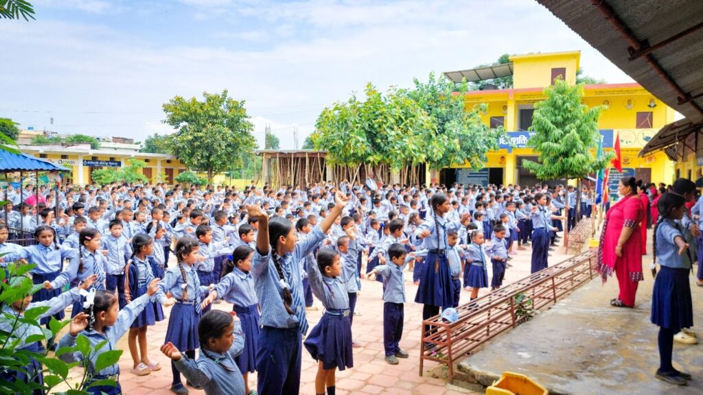 After the new school was finished, enrollment increased fivefold!