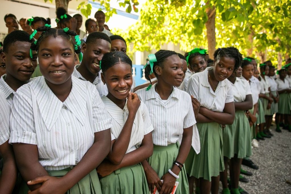 Jeunise serves as an example for current and future students in Ravine Sable.