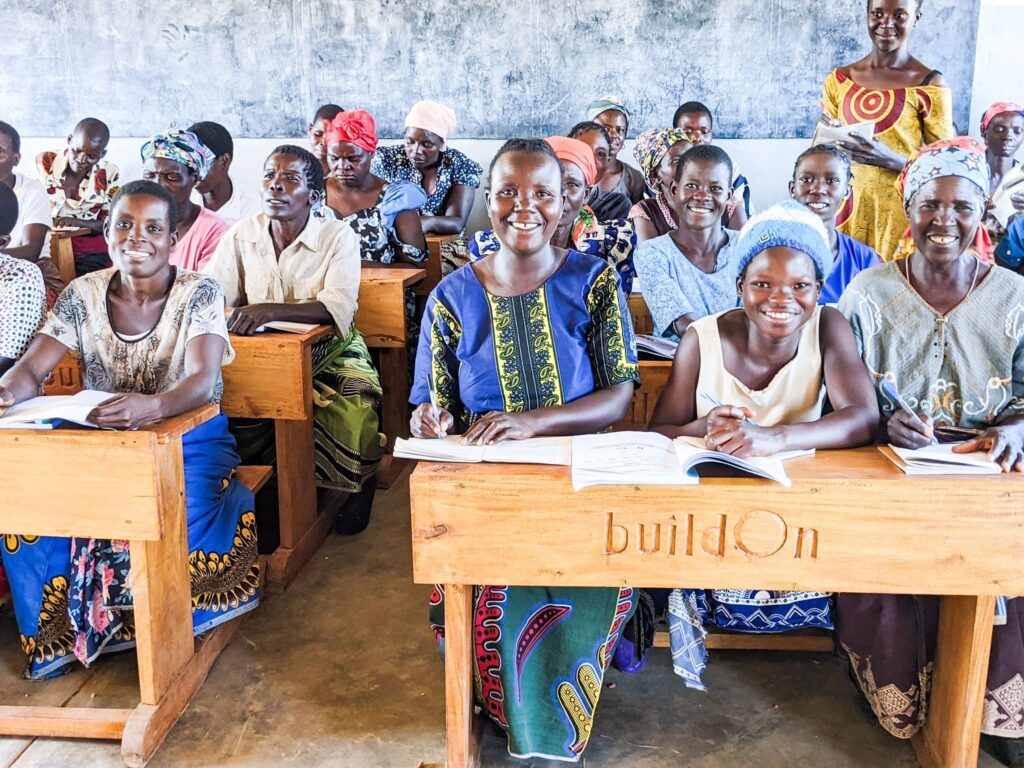 buildOn’s Adult Literacy Program in Ndatuwa helped adults in the community gain foundational reading, writing, and math skills.