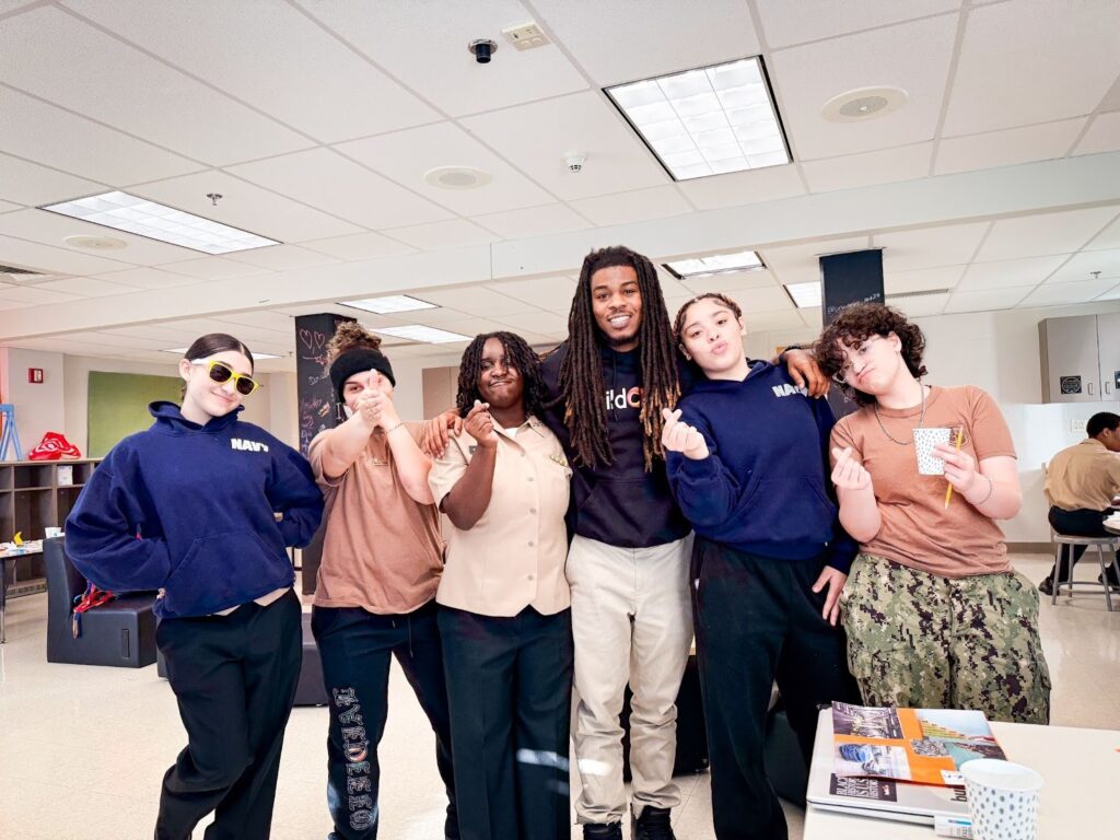Cedric has formed a deep bond with his students at Bridgeport Military Academy.