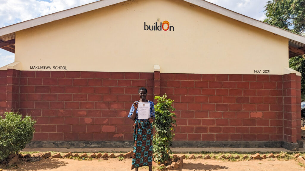 Once one of 38 children who did not go to school, Fillister is now secretary of her village’s savings and loans group.