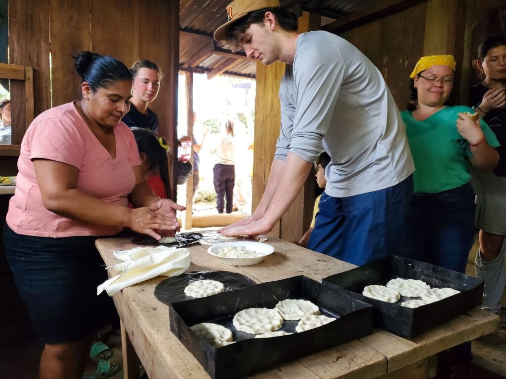 Cultural activities, like tortilla making, deepen your understanding of the community you are working alongside.