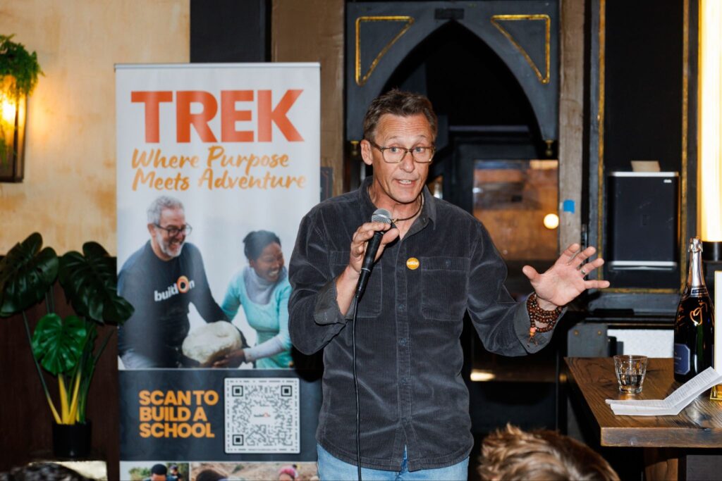 buildOn Founder and CEO Jim Ziolkowski recounted his meetings with the Dalai Lama and Mother Teresa at the VIP dinner.