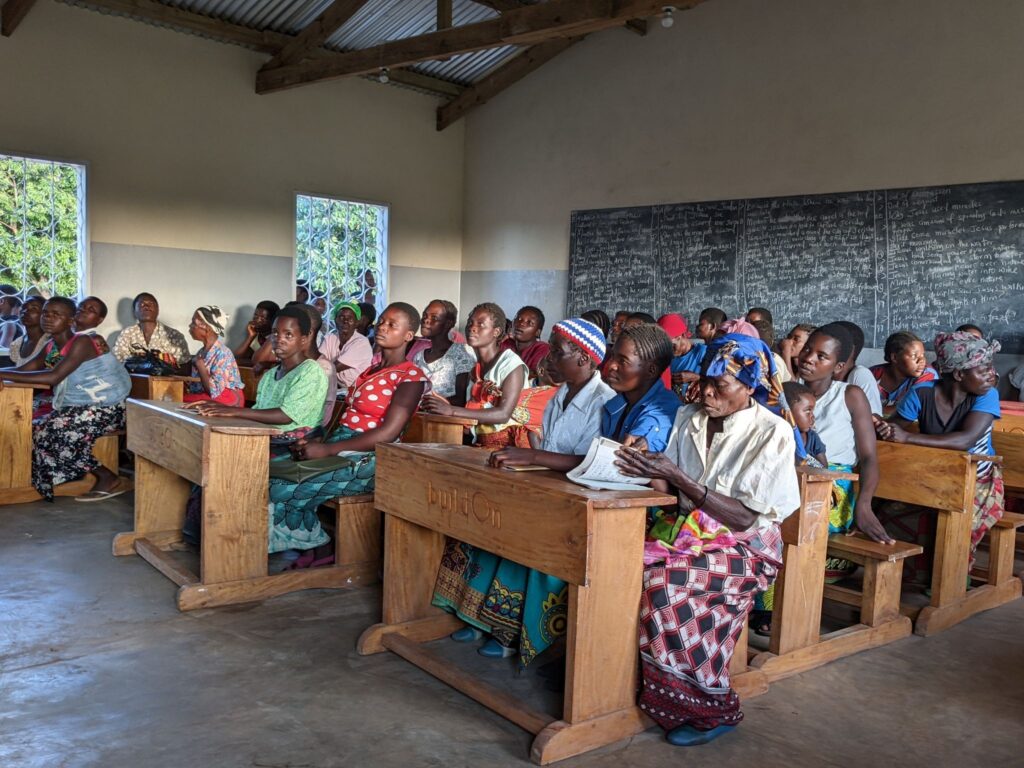 Adult Literacy Program participants in Chang'ombe.