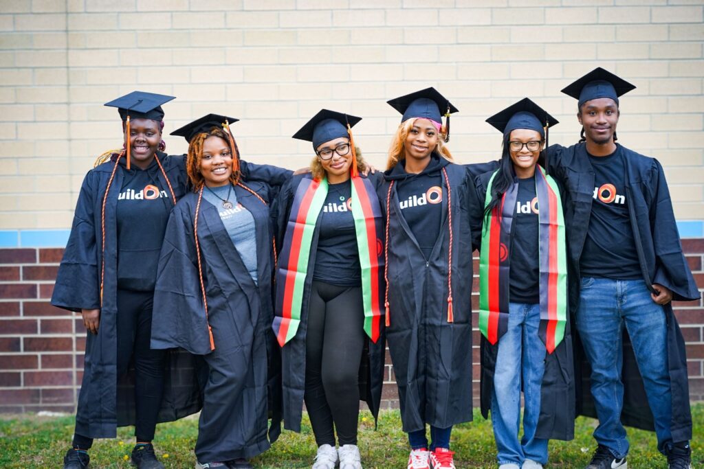 buildOn students graduate at higher rates than their peers.