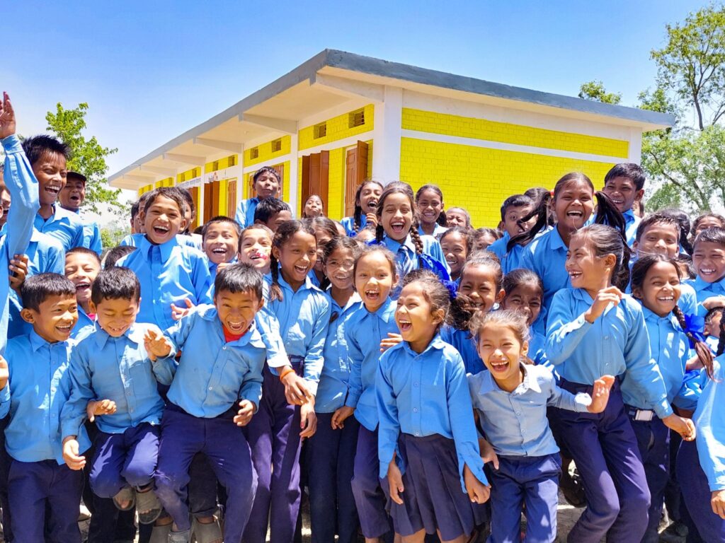 The school you build in Nepal will serve generations to come.