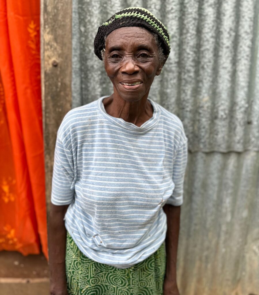 Bénita Jean Louis attended buildOn’s Adult Literacy Program in Marceline, Haiti despite fracturing her leg on her first day of classes.