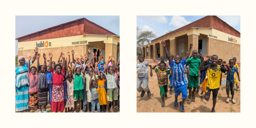 The two schools the students worked on are now complete!
