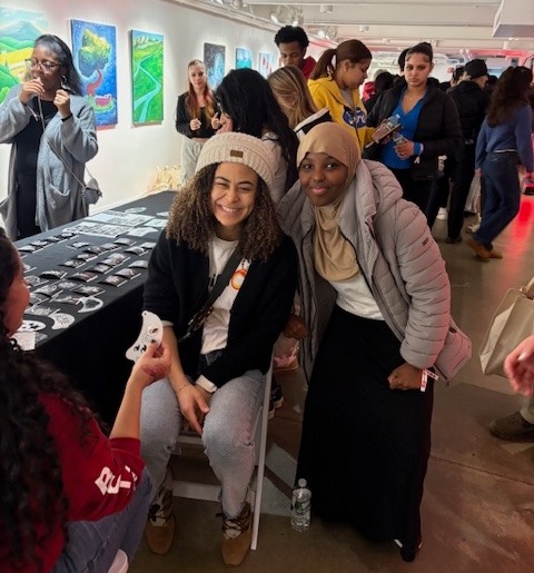 Ikran and buildOn in Boston Executive Director Drew McClendon at the 2026 Mayor's Youth Summit.